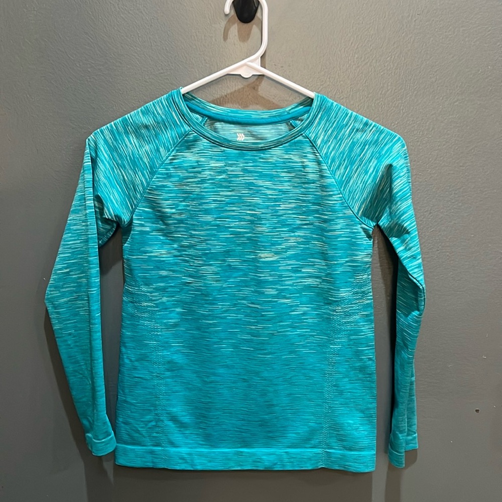 Teal Heather Long sleeve top